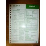 BSD442 Fiche Technique Ford