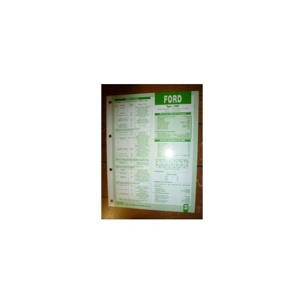 7480 Fiche Technique Ford