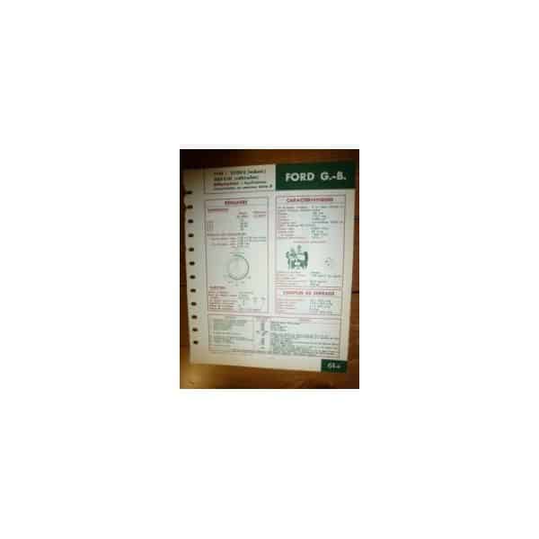 2709E-360CID Fiche Technique Ford