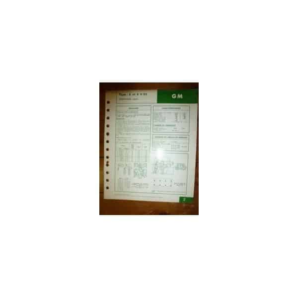 6-8 V53 Fiche Technique General Motors