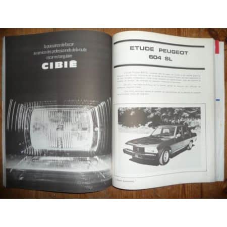 604 SL Revue Technique Peugeot