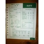 E-ES 71-75-79 Fiche Technique Hatz