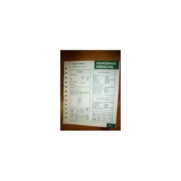 D142L Fiche Technique Henomag Henschel
