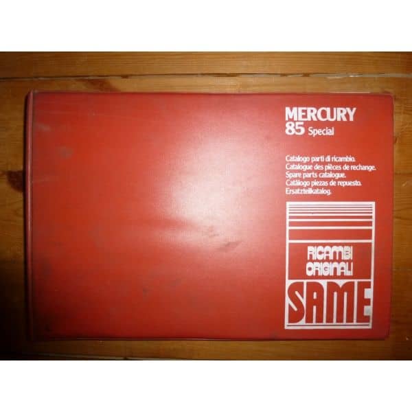Mercury 85 Special Catalogue Pieces Same