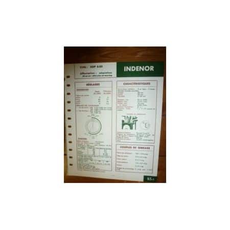XDP6.85 Fiche Technique Indenor