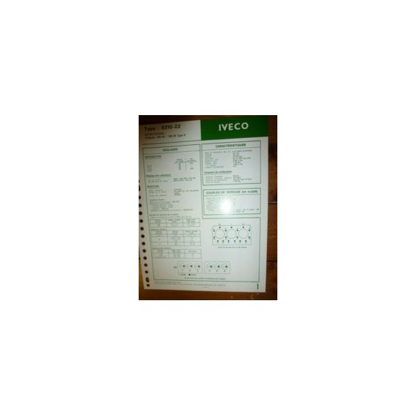 8210-22 Fiche Technique Iveco
