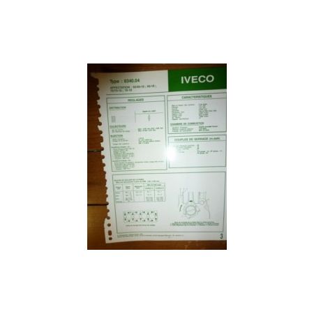 8340-04 Fiche Technique Iveco