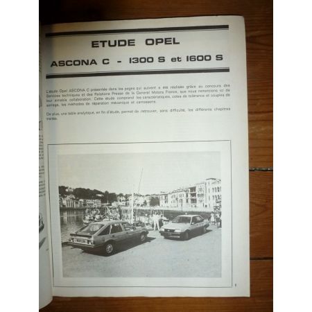 ASCONA C Revue Technique Opel