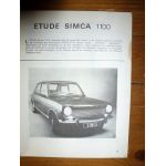 1100 Revue Technique Simca Talbot