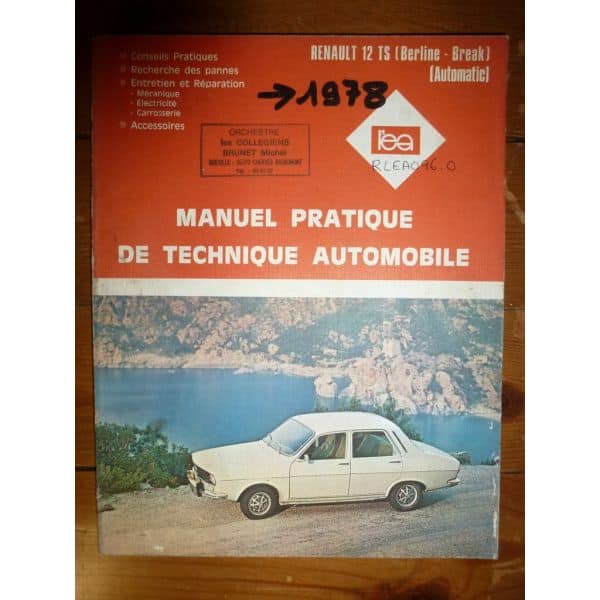 R12 TS Revue Technique Renault
