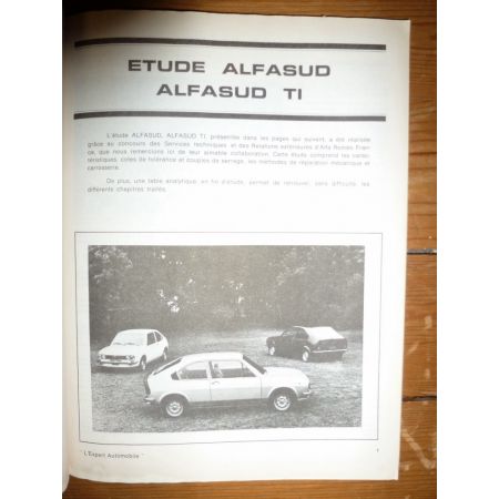 Alfasud -78 Revue Technique Alfa Romeo