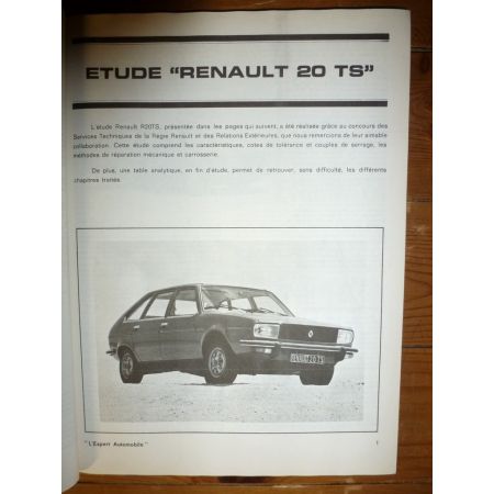 R20 TS Revue Technique Renault