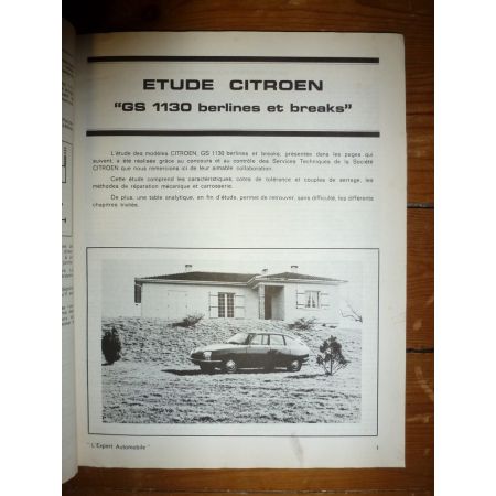 GS 1130 Revue Technique Citroen