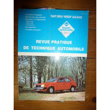 HORIZON Revue Technique Chrysler Simca Talbot