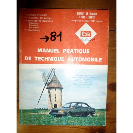 R18 -81 Revue Technique Renault