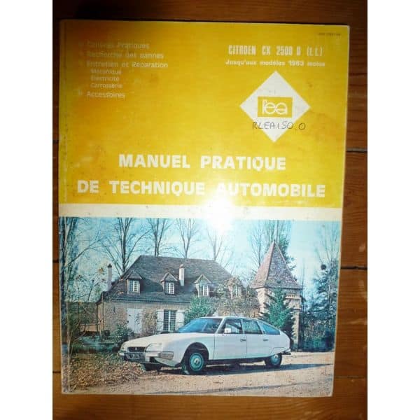 CX 2500D -83 Revue Technique Citroen