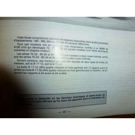 75 85 90 .32 .34 Revue Technique Agricole Mwm