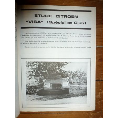 VISA Revue Technique Citroen