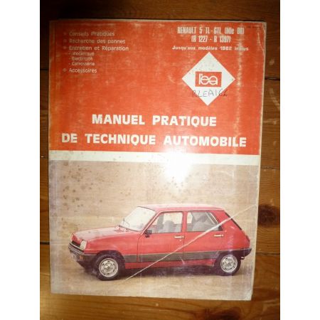 R5 TL GTL 1980 Revue Technique Renault