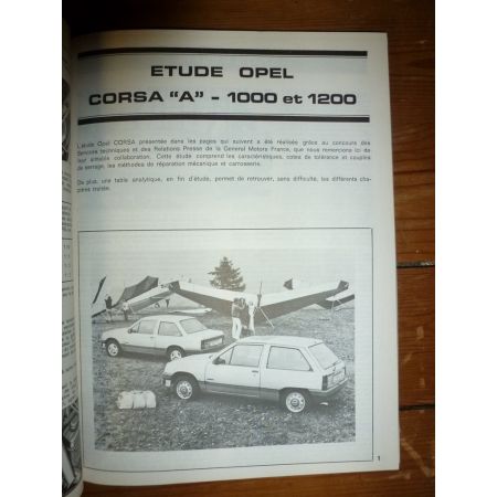 CORSA A Revue Technique Opel