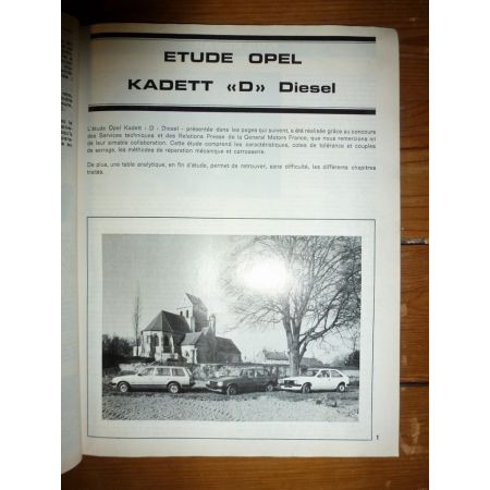 KADETT D Die Revue Technique Opel