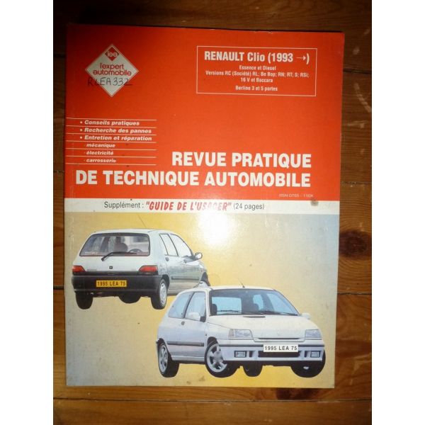 Clio I 93- Revue Technique Renault