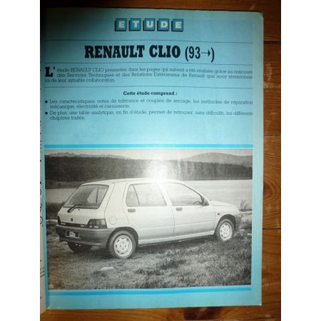 Clio I 93- Revue Technique Renault