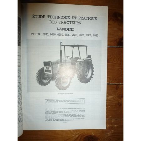 5830 à 8830 Revue Technique Agricole Landini