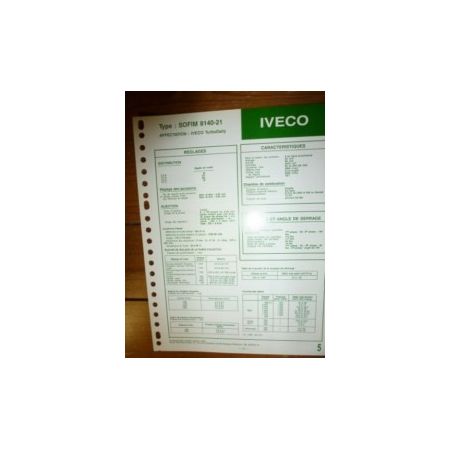 8140-21 Fiche Technique Iveco