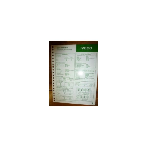 8280-42S Fiche Technique Iveco