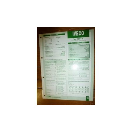 8060-45 Fiche Technique Iveco