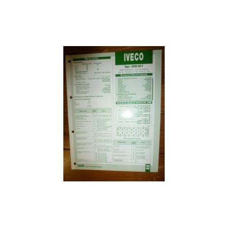 8060-25V Fiche Technique Iveco
