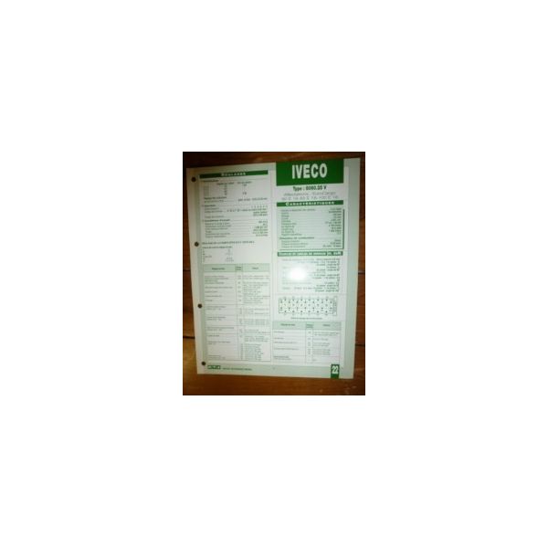 8060-25V Fiche Technique Iveco