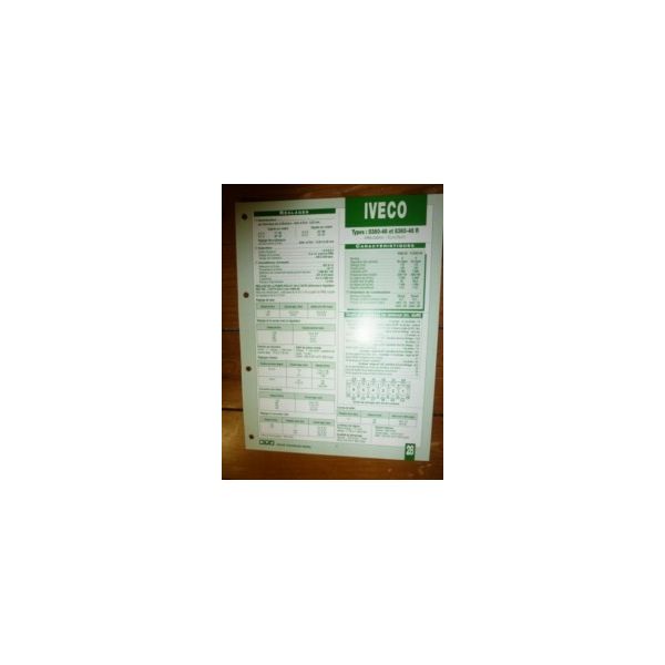 8360-46 - 8360-46R Fiche Technique Iveco