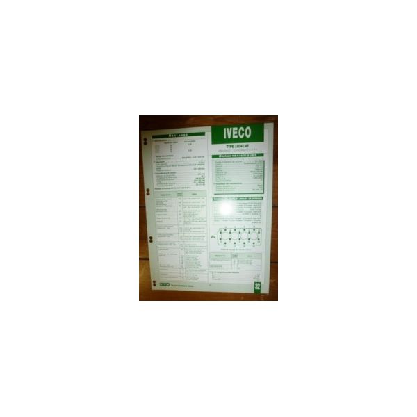 8040-45 Fiche Technique Iveco