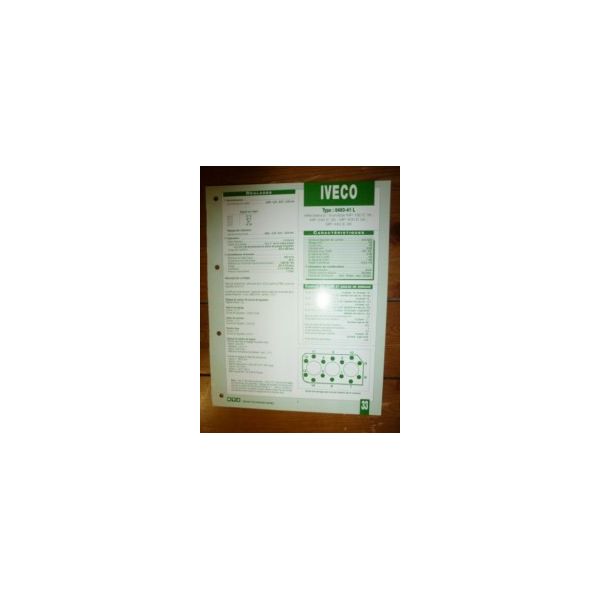 8460-41L Fiche Technique Iveco