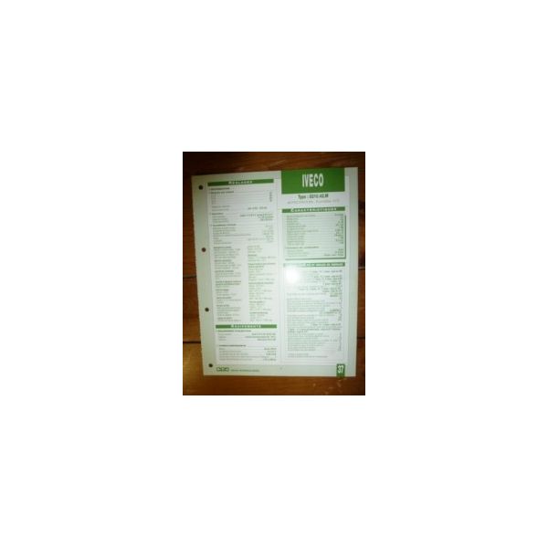 8210-42M Fiche Technique Iveco