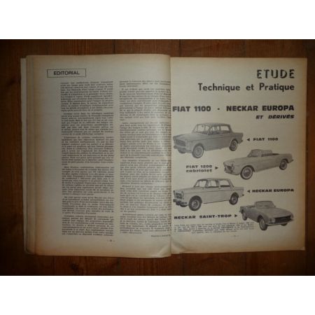 1100 NECKAR Europa Revue Technique Fiat