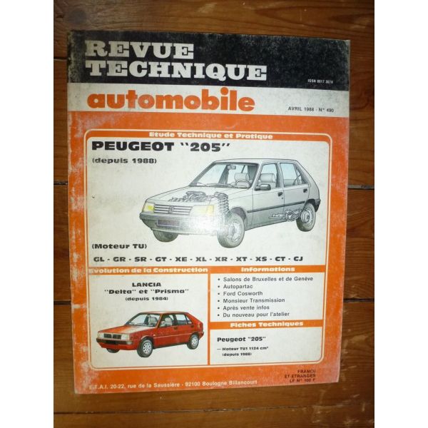 205 88- Revue Technique Peugeot