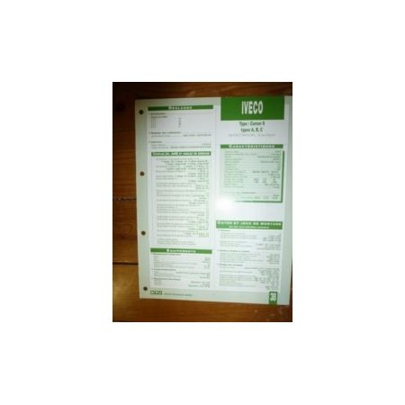 Cursor 8 A-B-C Fiche Technique Iveco