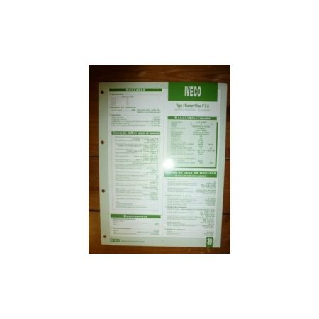 Cursor 10 F3A Fiche Technique Iveco