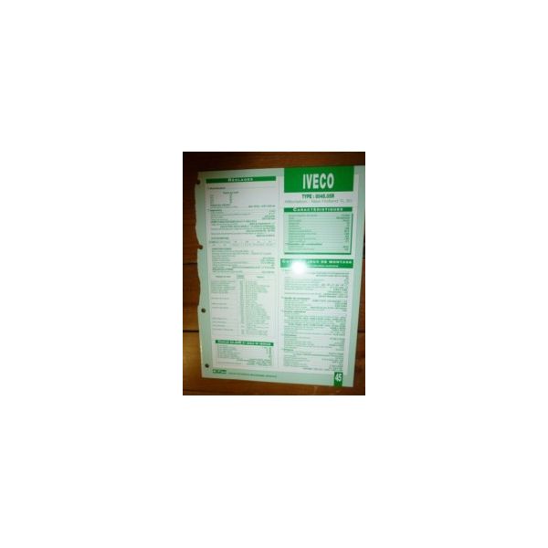 8045-05R Fiche Technique Iveco