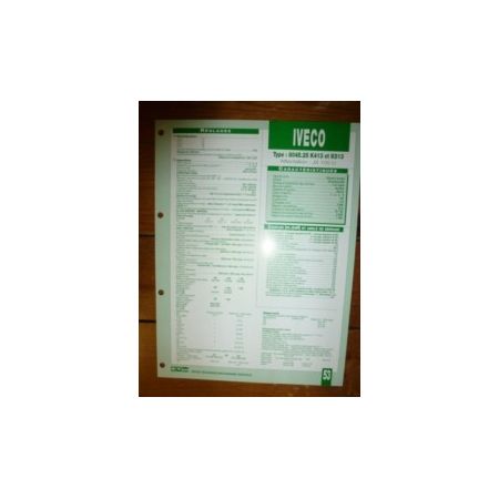 8045-25 - K413 - K513 Fiche Technique Case IH