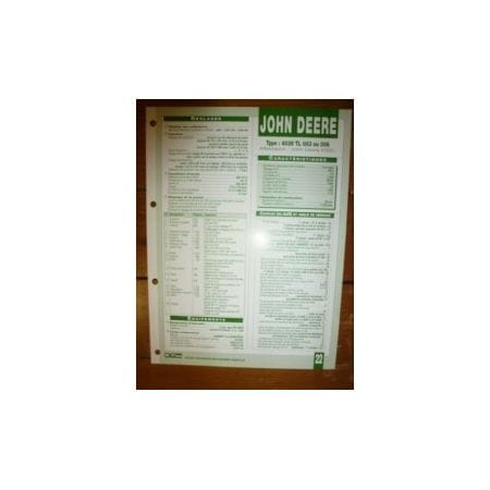 4039TL003-4039TL006 Fiche Technique John Deere