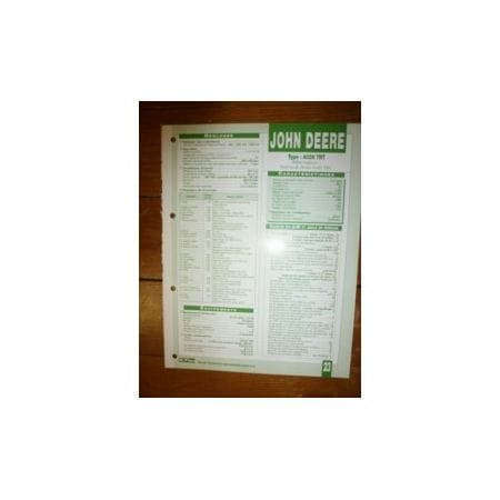 4039TRT Fiche Technique John Deere