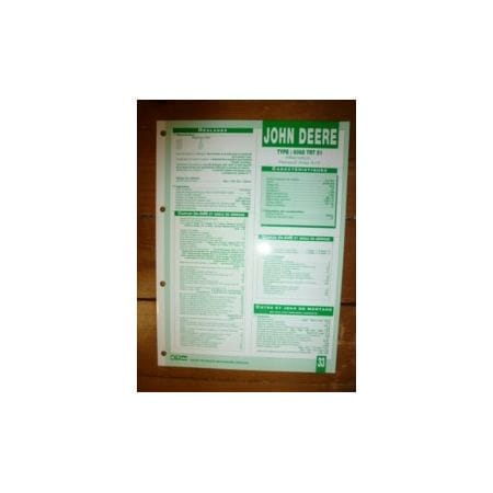6068TRT51 Fiche Technique John Deere