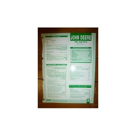 6068TRT50 Fiche Technique John Deere