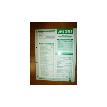 6068H 4soupapes Fiche Technique John Deere