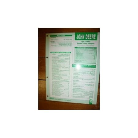 6068H 2 soupapes Fiche Technique John Deere