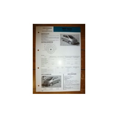 Toledo dep 09/04 Fiche Technique Seat